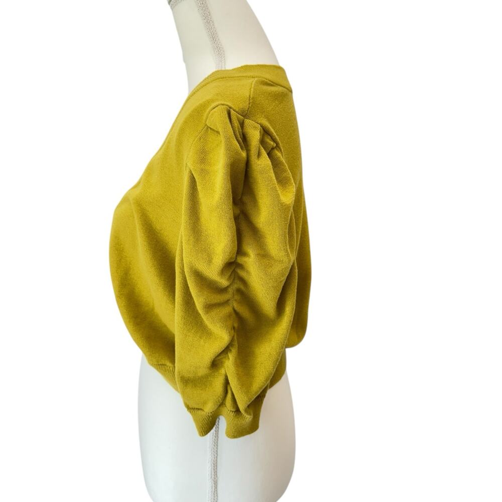 JESSICA LONDON Yellow Cropped Bolero Shrug Sweater Plus Size 14 16 NWOT - Picture 4 of 8